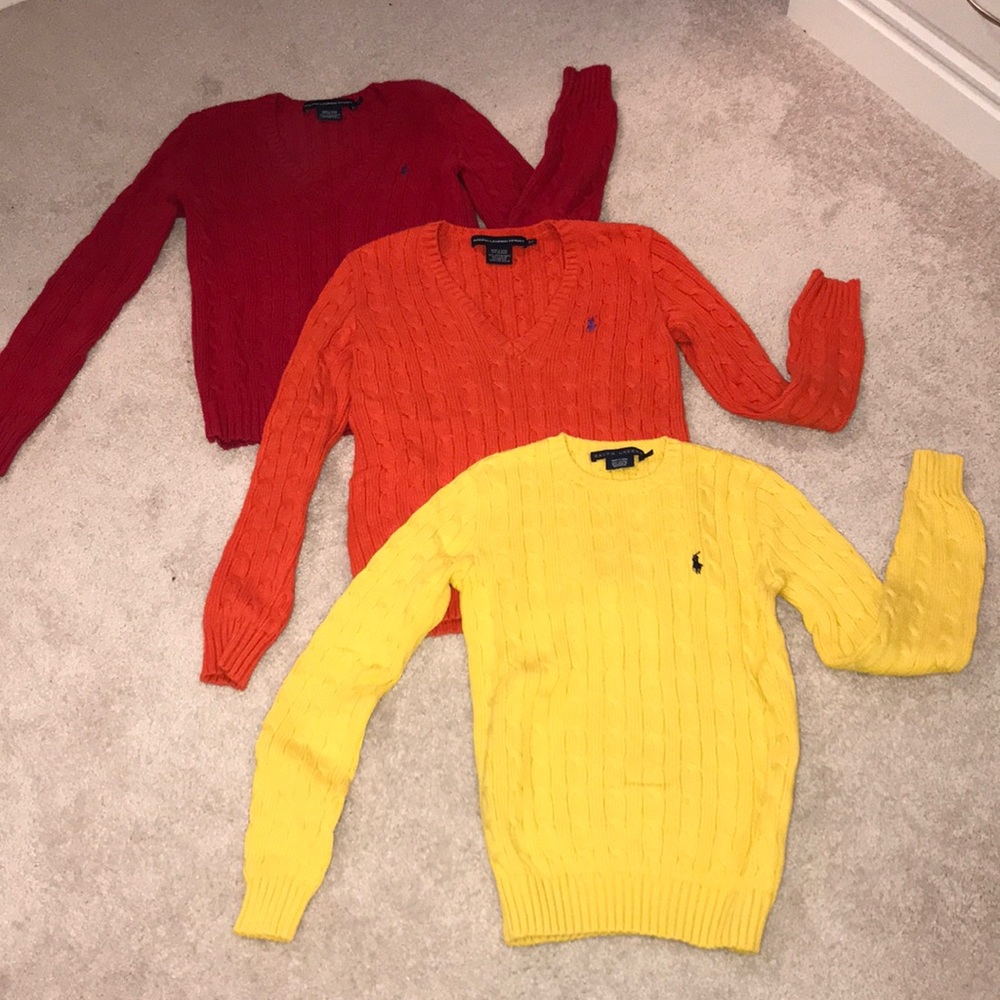 Ralph Lauren Sweater Bundle sz SMALL